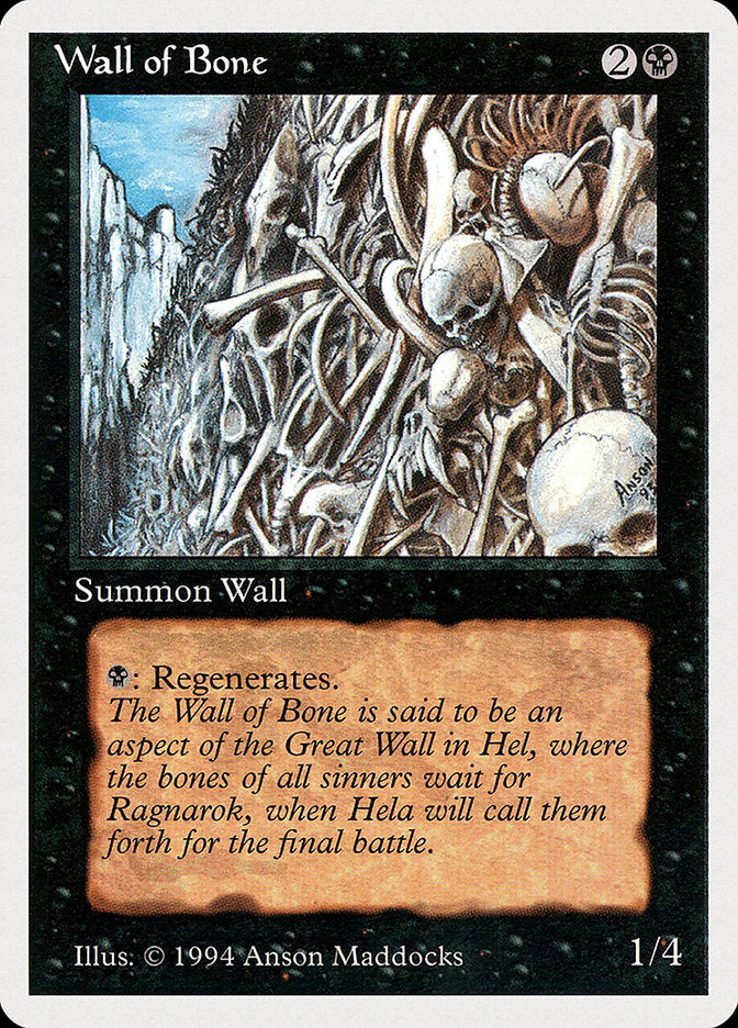 Wall of Bone [Summer Magic / Edgar] | Yard's Games Ltd