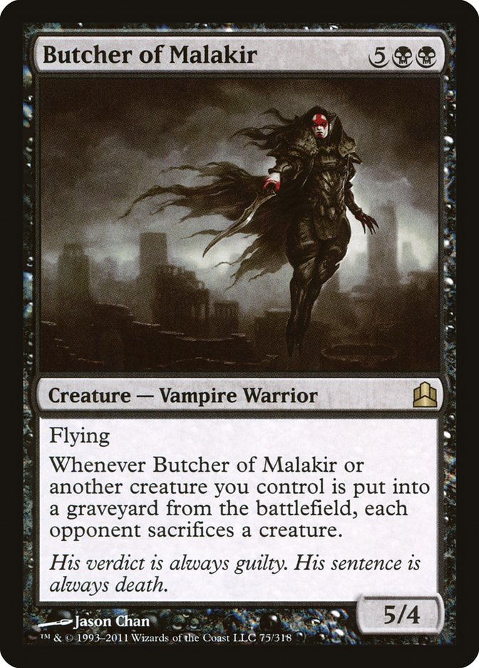Butcher of Malakir [Commander 2011] | Yard's Games Ltd