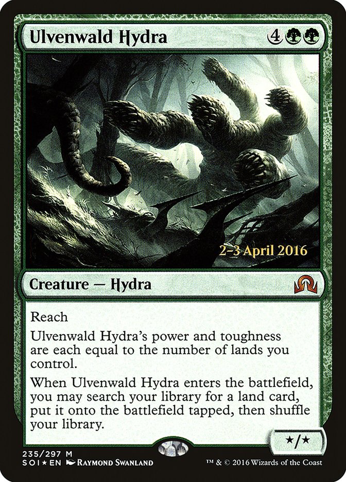Ulvenwald Hydra [Shadows over Innistrad Prerelease Promos] | Yard's Games Ltd