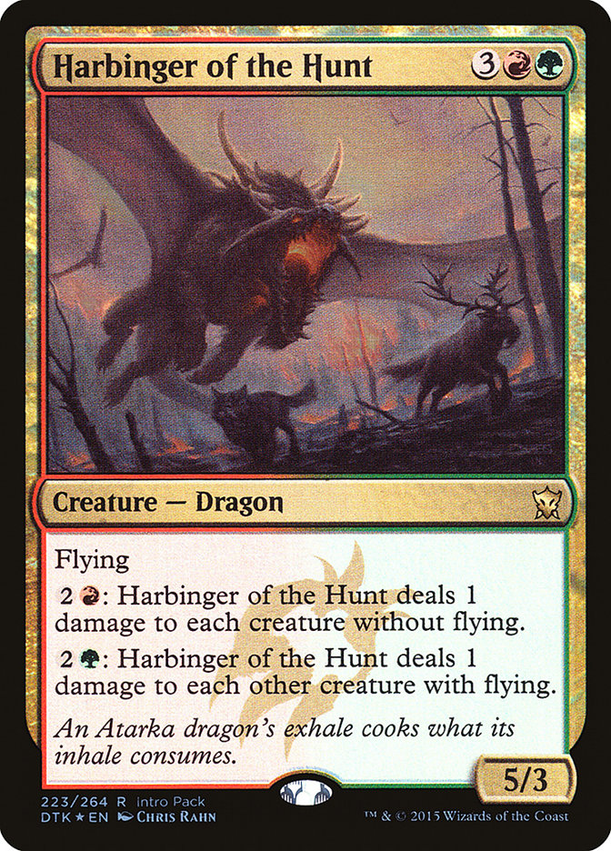 Harbinger of the Hunt (Intro Pack) [Dragons of Tarkir Promos] | Yard's Games Ltd