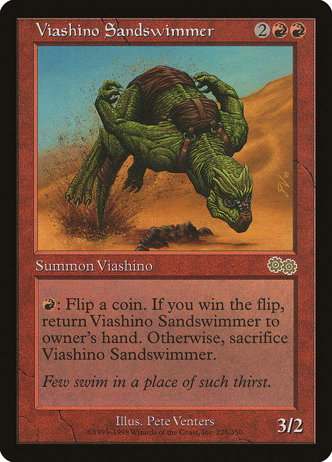 Viashino Sandswimmer [Urza's Saga] | Yard's Games Ltd