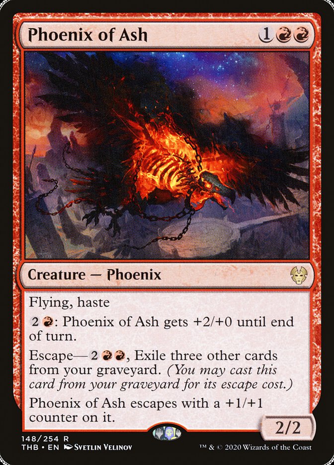 Phoenix of Ash [Theros Beyond Death] | Yard's Games Ltd