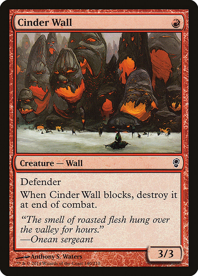 Cinder Wall [Conspiracy] | Yard's Games Ltd