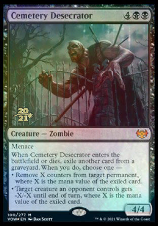 Cemetery Desecrator [Innistrad: Crimson Vow Prerelease Promos] | Yard's Games Ltd