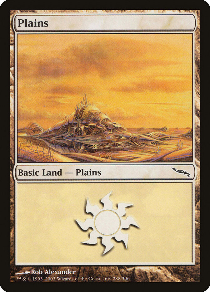 Plains (288) [Mirrodin] | Yard's Games Ltd