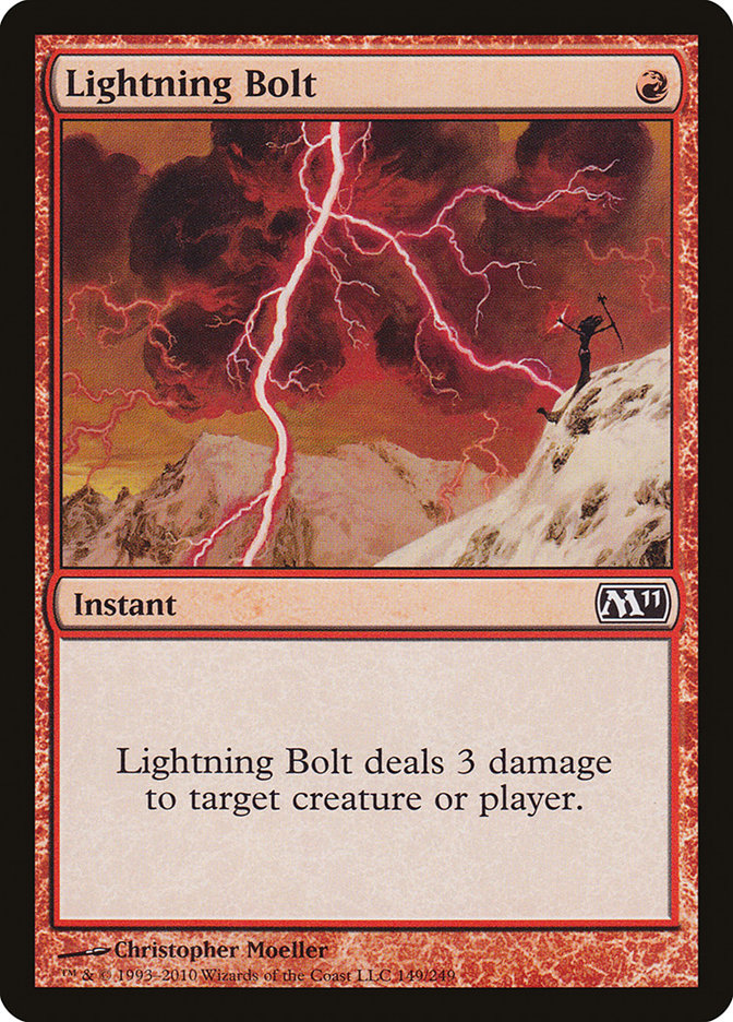 Lightning Bolt [Magic 2011] | Yard's Games Ltd