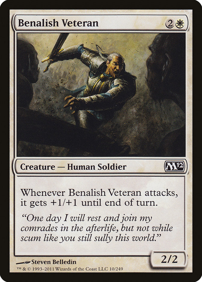 Benalish Veteran [Magic 2012] | Yard's Games Ltd