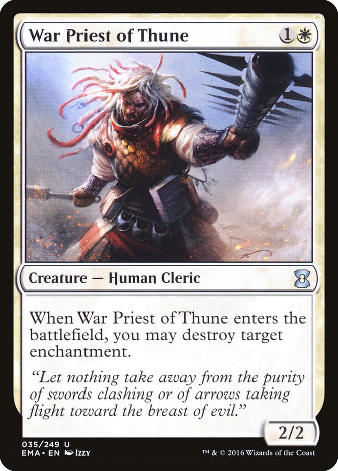 War Priest of Thune [Eternal Masters] | Yard's Games Ltd
