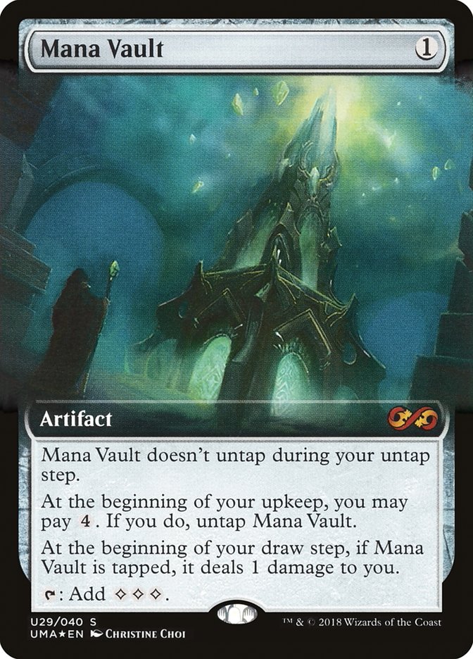Mana Vault (Topper) [Ultimate Masters Box Topper] | Yard's Games Ltd