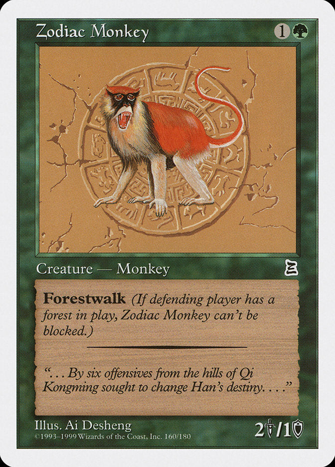 Zodiac Monkey [Portal Three Kingdoms] | Yard's Games Ltd
