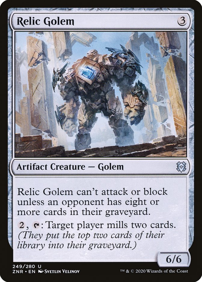 Relic Golem [Zendikar Rising] | Yard's Games Ltd