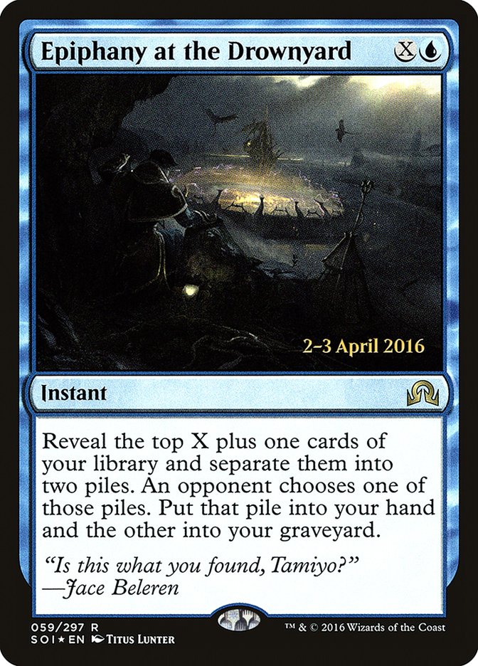 Epiphany at the Drownyard [Shadows over Innistrad Prerelease Promos] | Yard's Games Ltd