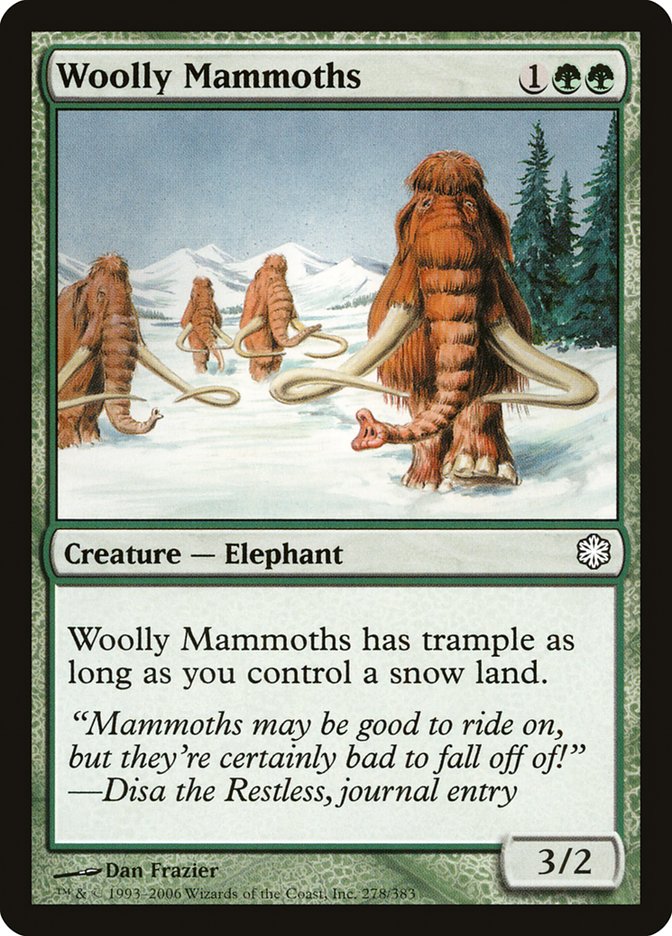 Woolly Mammoths [Coldsnap Theme Decks] | Yard's Games Ltd