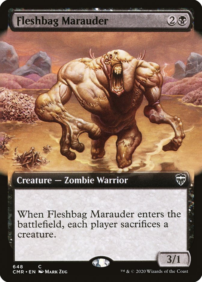 Fleshbag Marauder (Extended Art) [Commander Legends] | Yard's Games Ltd