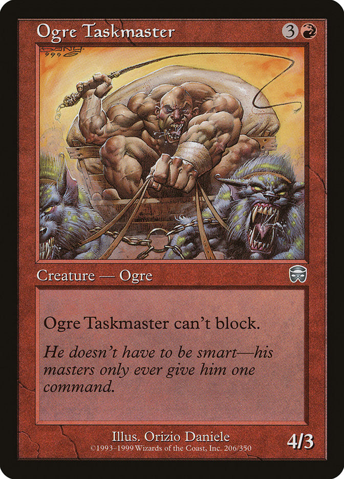 Ogre Taskmaster [Mercadian Masques] | Yard's Games Ltd