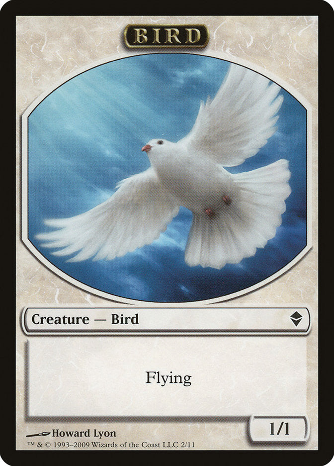 Bird Token [Zendikar Tokens] | Yard's Games Ltd