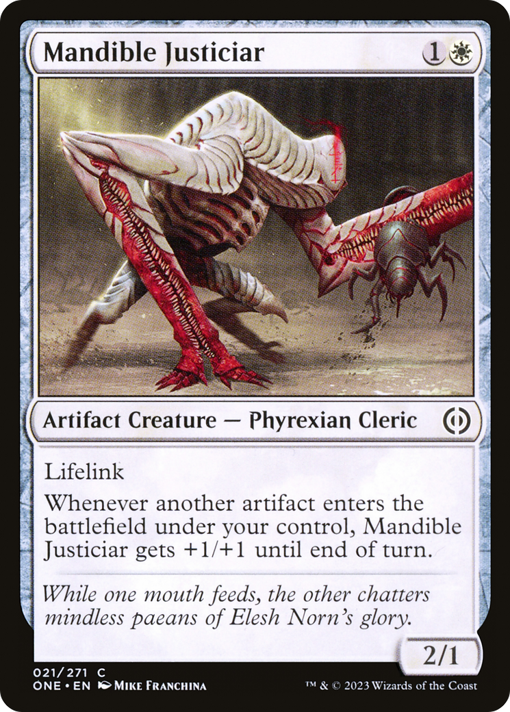 Mandible Justiciar [Phyrexia: All Will Be One] | Yard's Games Ltd