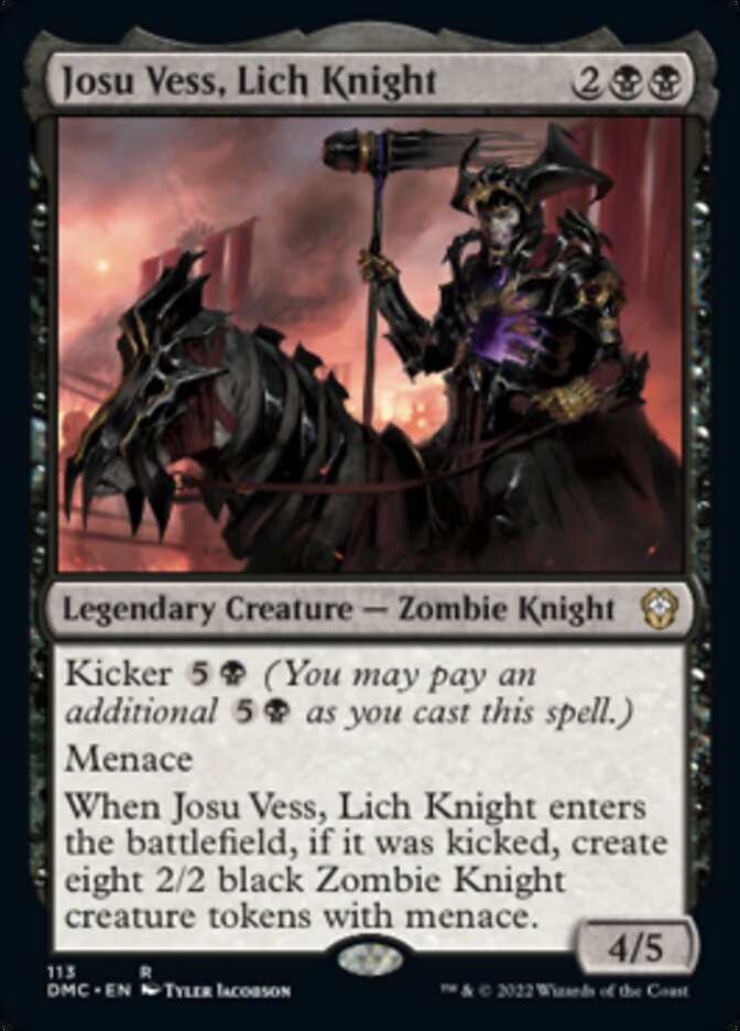 Josu Vess, Lich Knight [Dominaria United Commander] | Yard's Games Ltd