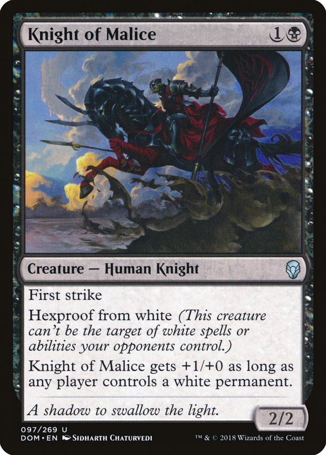 Knight of Malice [Dominaria] | Yard's Games Ltd
