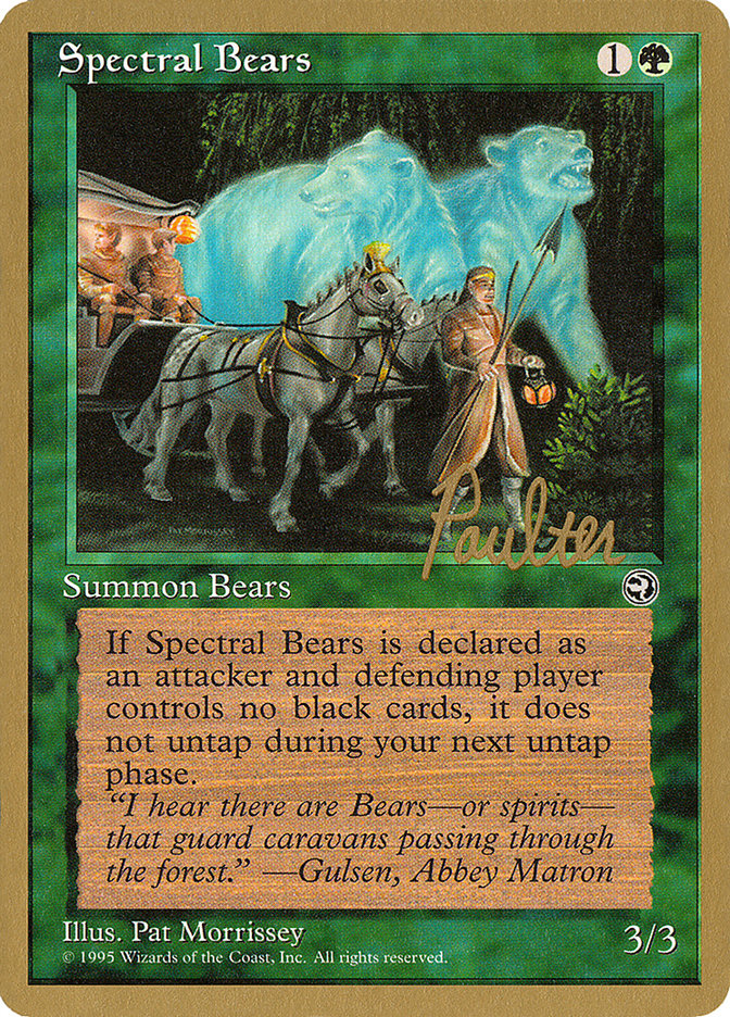 Spectral Bears (Preston Poulter) [Pro Tour Collector Set] | Yard's Games Ltd