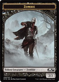 Zombie // Goblin Double-Sided Token (Game Night) [Core Set 2019 Tokens] | Yard's Games Ltd
