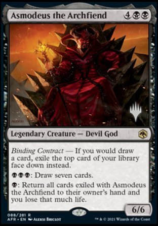 Asmodeus the Archfiend (Promo Pack) [Dungeons & Dragons: Adventures in the Forgotten Realms Promos] | Yard's Games Ltd