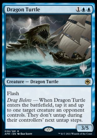 Dragon Turtle (Promo Pack) [Dungeons & Dragons: Adventures in the Forgotten Realms Promos] | Yard's Games Ltd
