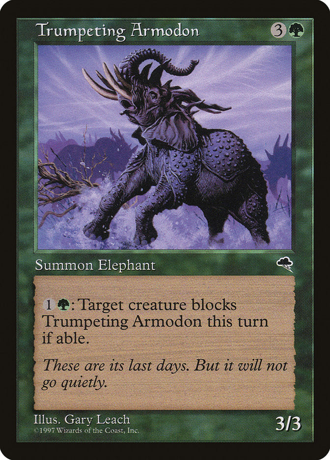 Trumpeting Armodon [Tempest] | Yard's Games Ltd