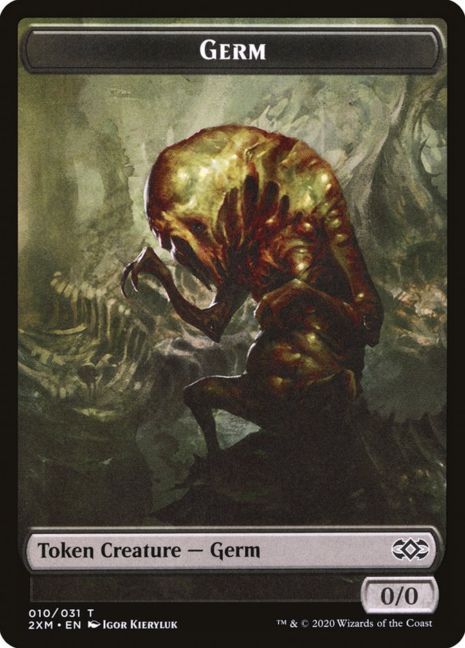 Eldrazi Spawn // Germ Double-Sided Token [Double Masters Tokens] | Yard's Games Ltd