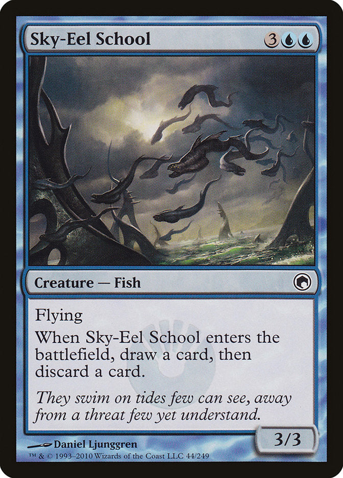 Sky-Eel School [Scars of Mirrodin] | Yard's Games Ltd
