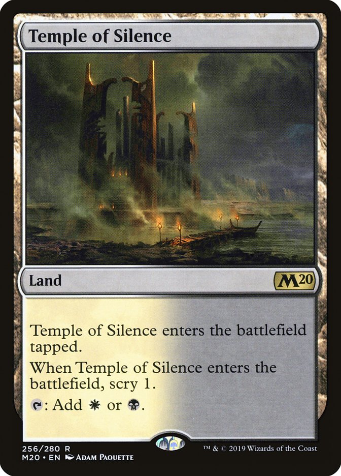 Temple of Silence [Core Set 2020] | Yard's Games Ltd