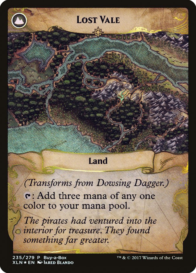 Dowsing Dagger // Lost Vale (Buy-A-Box) [Ixalan Treasure Chest] | Yard's Games Ltd