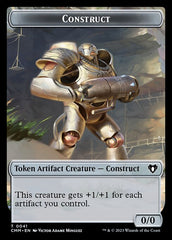 Servo // Construct (0041) Double-Sided Token [Commander Masters Tokens] | Yard's Games Ltd