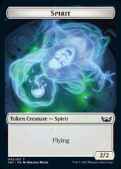 Devil // Spirit Double-Sided Token [Streets of New Capenna Tokens] | Yard's Games Ltd