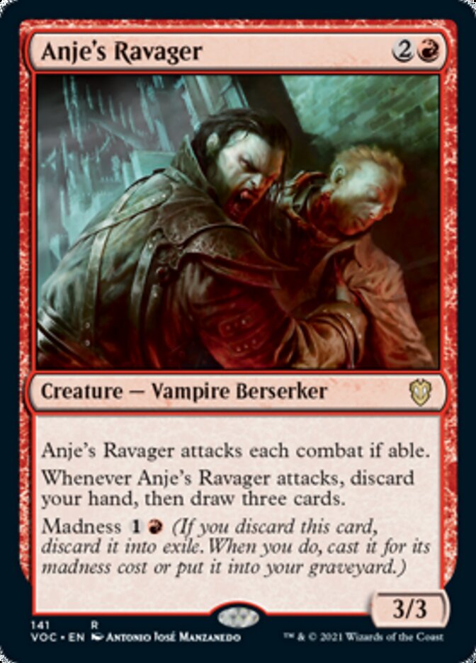 Anje's Ravager [Innistrad: Crimson Vow Commander] | Yard's Games Ltd