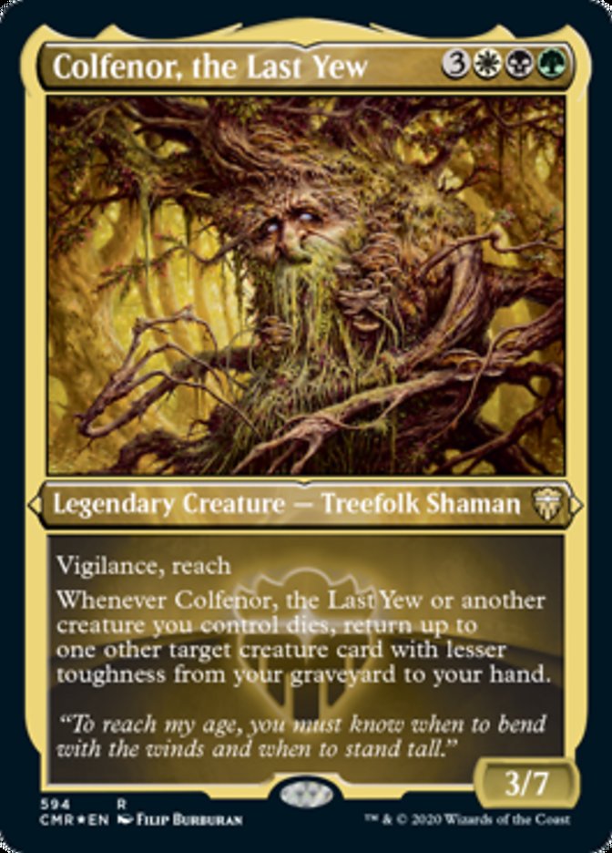 Colfenor, the Last Yew (Etched) [Commander Legends] | Yard's Games Ltd