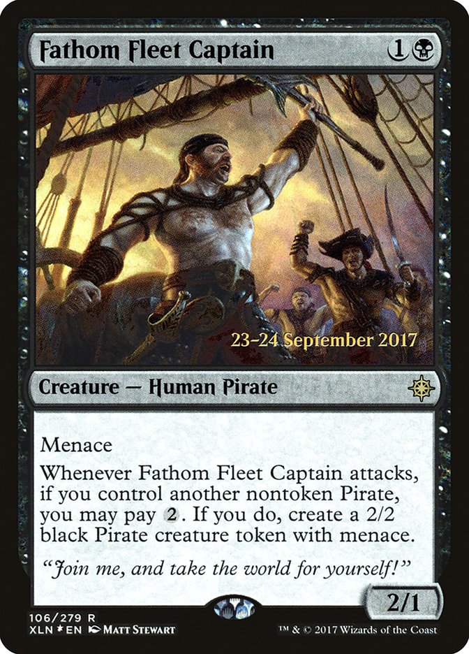 Fathom Fleet Captain [Ixalan Prerelease Promos] | Yard's Games Ltd