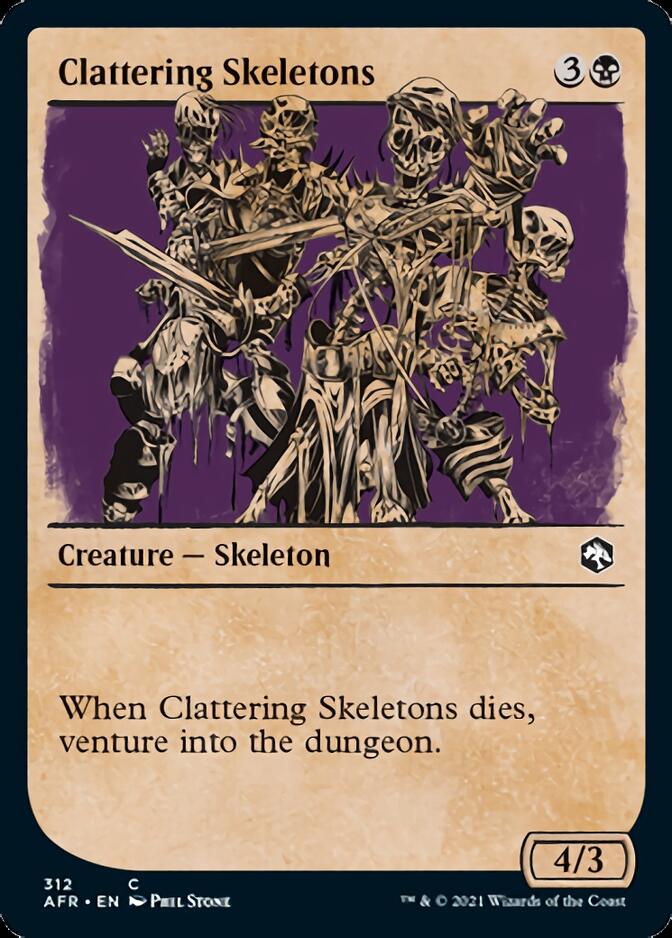Clattering Skeletons (Showcase) [Dungeons & Dragons: Adventures in the Forgotten Realms] | Yard's Games Ltd