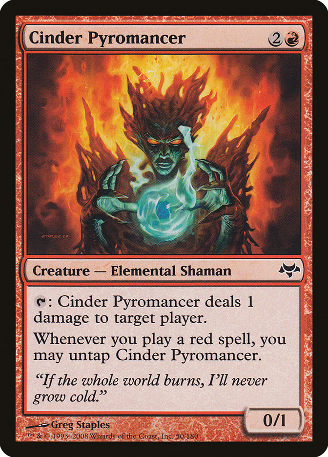 Cinder Pyromancer [Eventide] | Yard's Games Ltd