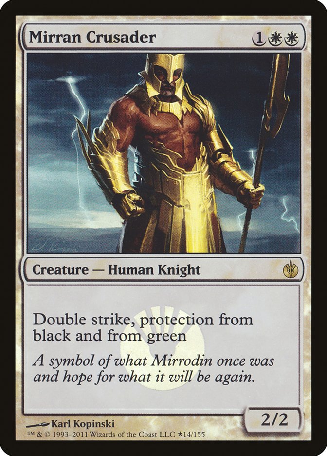 Mirran Crusader (Buy-A-Box) [Mirrodin Besieged Promos] | Yard's Games Ltd