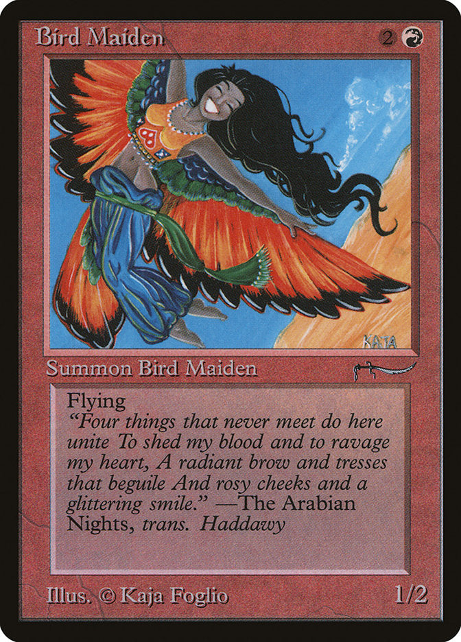 Bird Maiden (Dark Mana Cost) [Arabian Nights] | Yard's Games Ltd