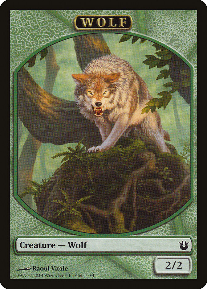 Wolf Token [Born of the Gods Tokens] | Yard's Games Ltd