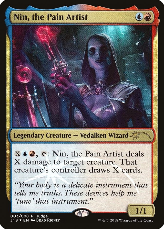 Nin, the Pain Artist [Judge Gift Cards 2018] | Yard's Games Ltd