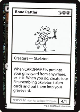 Bone Rattler (2021 Edition) [Mystery Booster Playtest Cards] | Yard's Games Ltd
