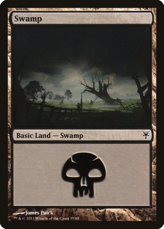 Swamp (35) [Duel Decks: Sorin vs. Tibalt] | Yard's Games Ltd
