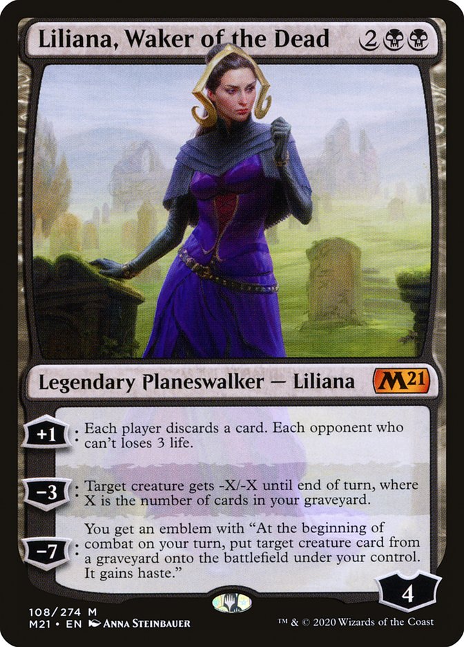 Liliana, Waker of the Dead [Core Set 2021] | Yard's Games Ltd