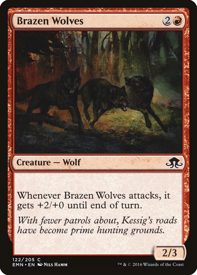 Brazen Wolves [Eldritch Moon] | Yard's Games Ltd