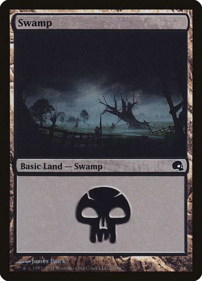 Swamp (28) [Premium Deck Series: Graveborn] | Yard's Games Ltd
