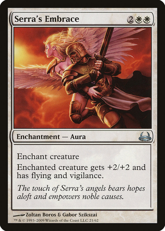 Serra's Embrace [Duel Decks: Divine vs. Demonic] | Yard's Games Ltd