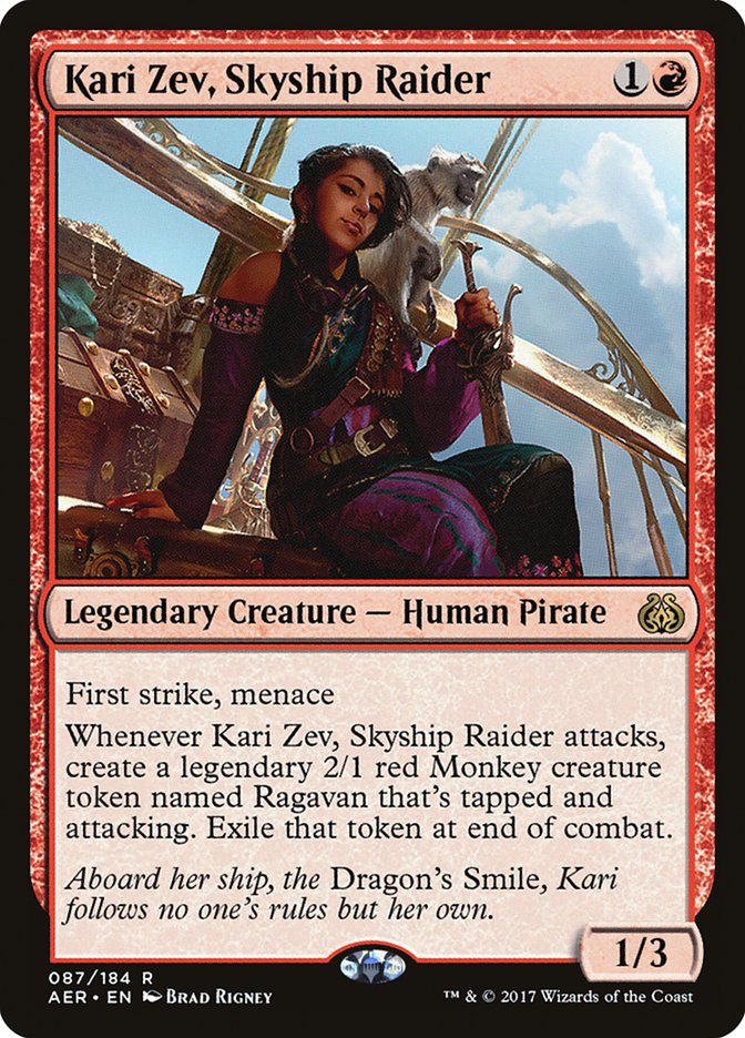 Kari Zev, Skyship Raider [Aether Revolt] | Yard's Games Ltd